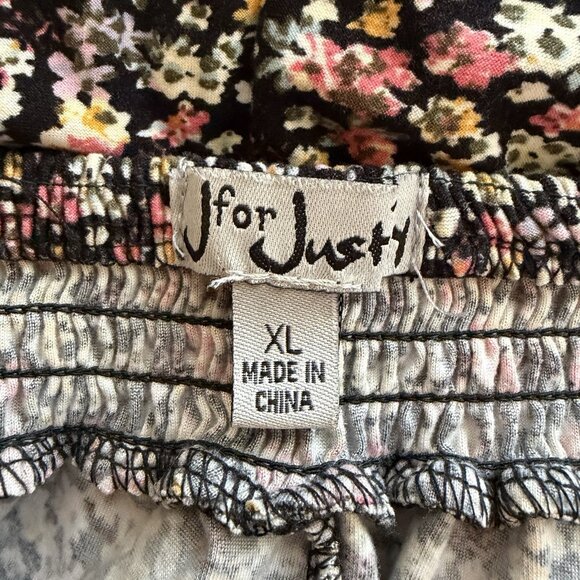 J For Justify XL Ditsy Micro Floral Slit Maxi Spaghetti Strap Dress Cottagecore - Picture 6 of 9